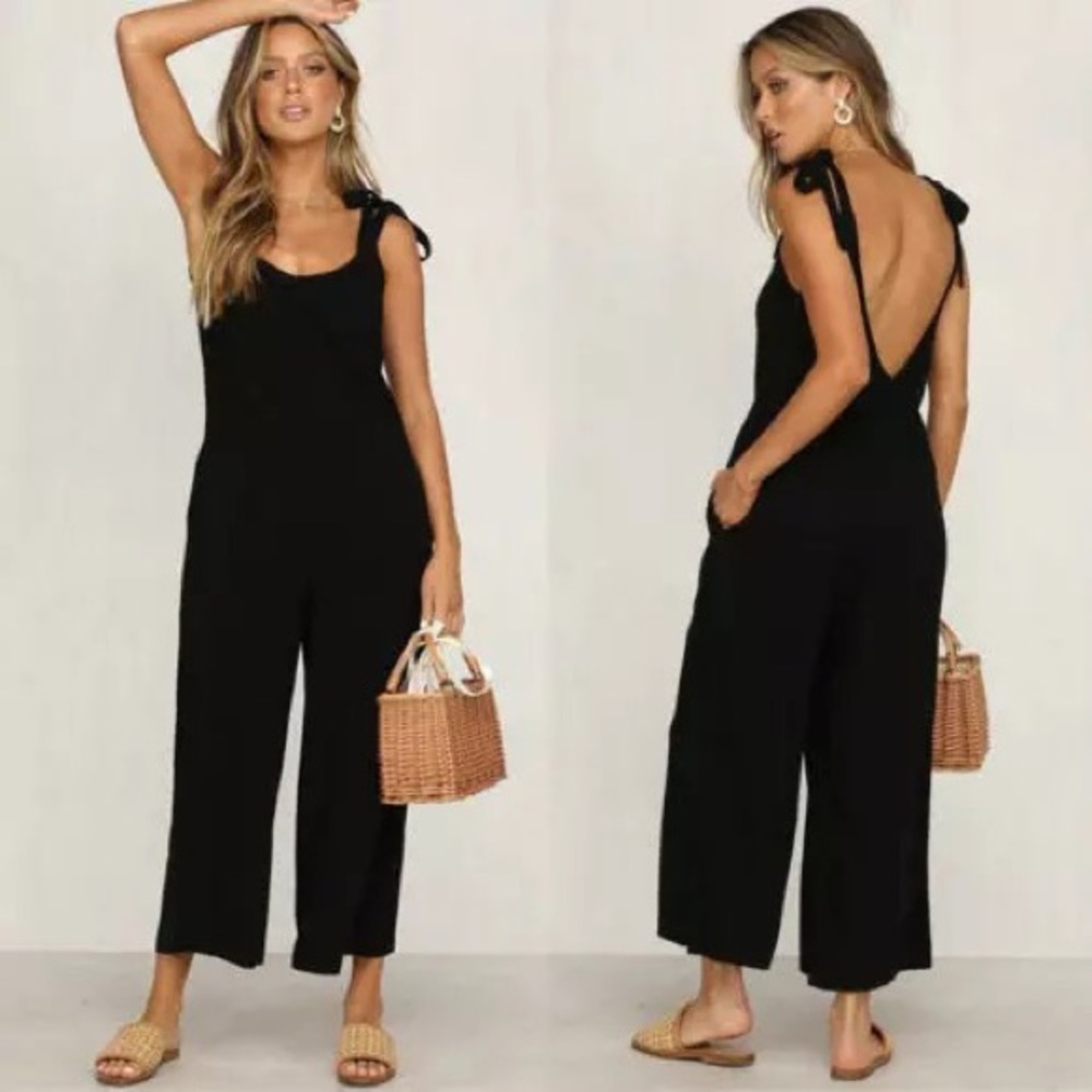 Black~ Loose Jumpsuit